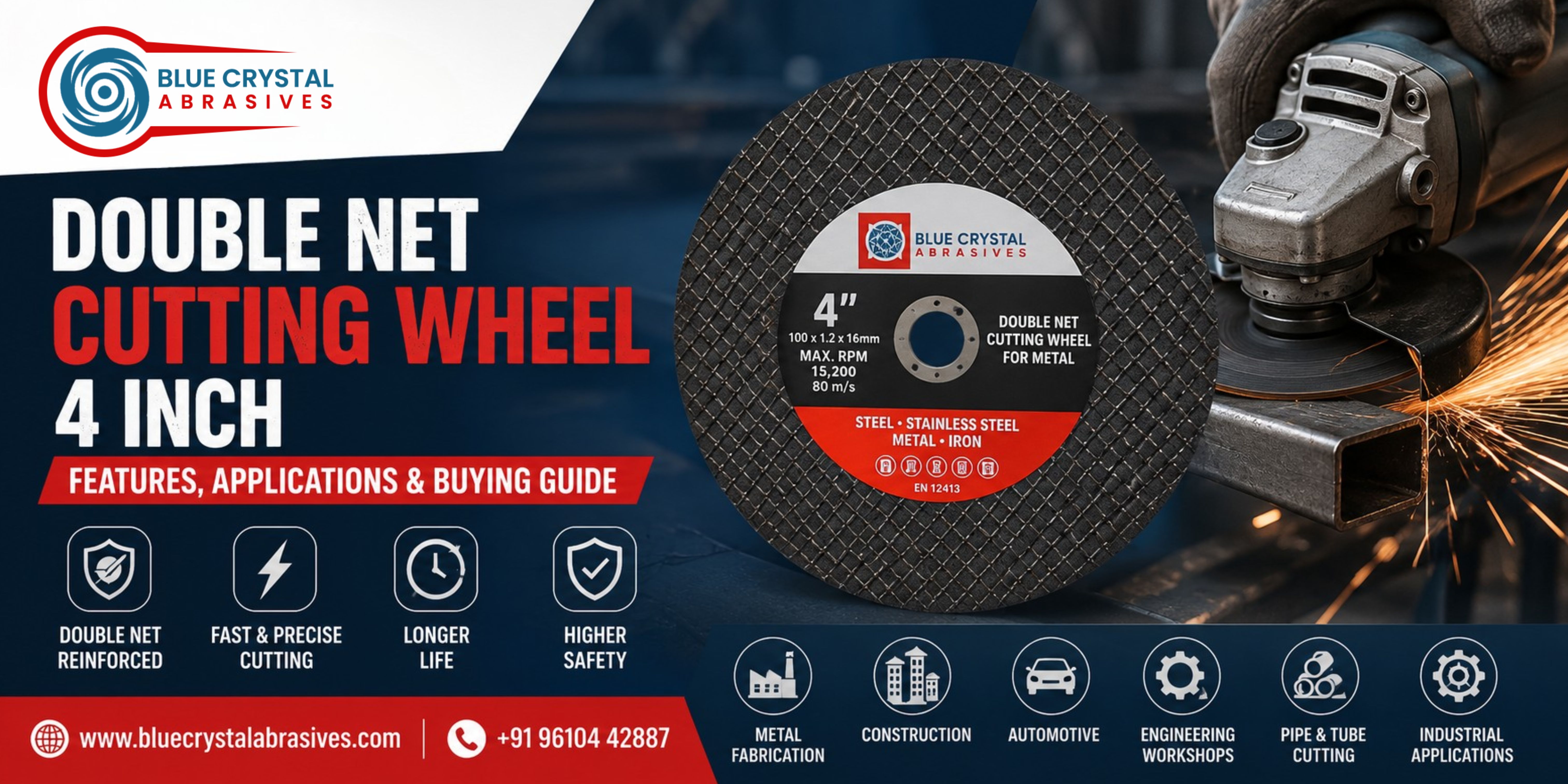 Double Net Cutting Wheel 4 Inch: Features, Applications & Buying Guide