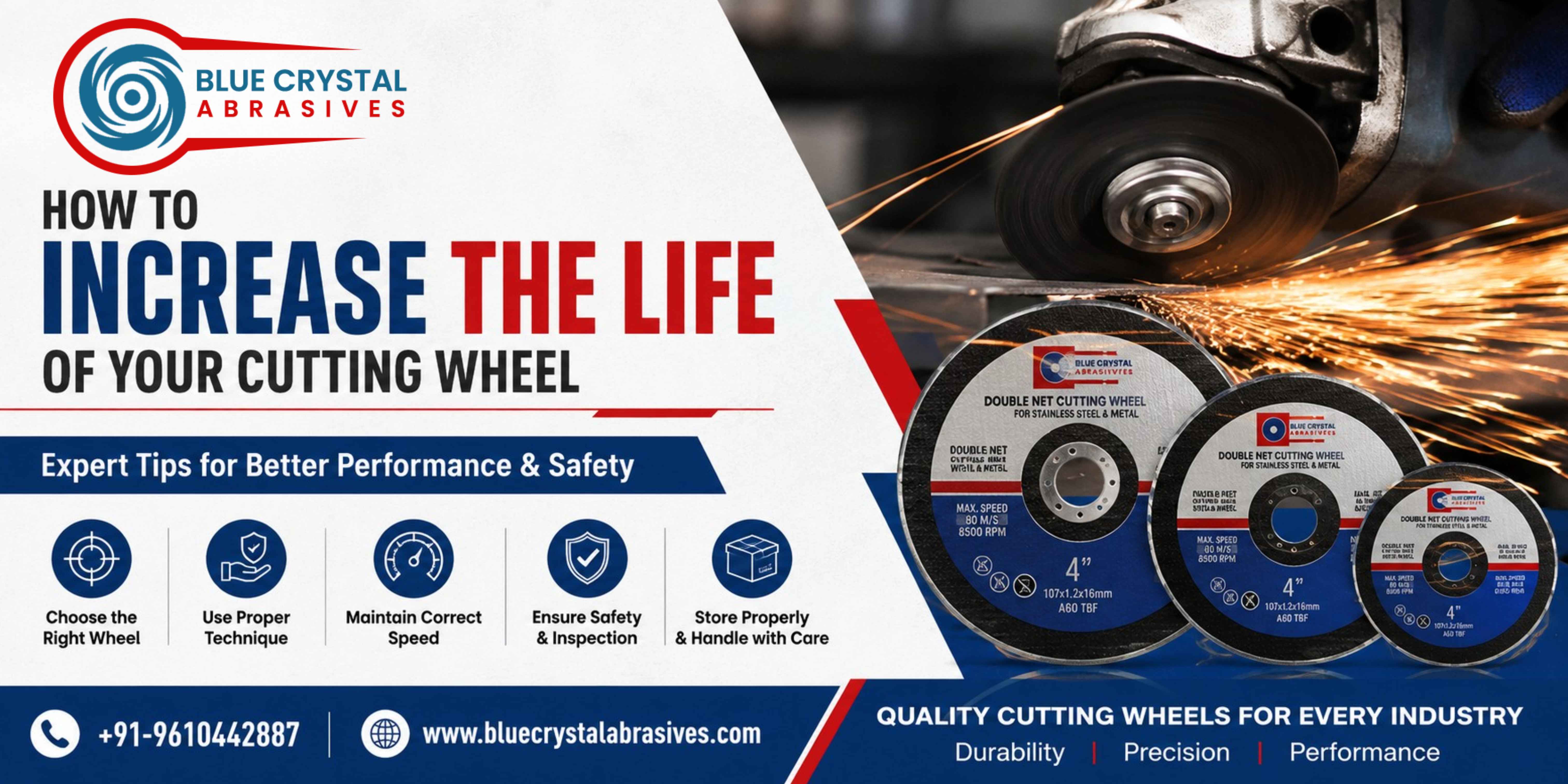 How to Increase the Life of Your Cutting Wheel