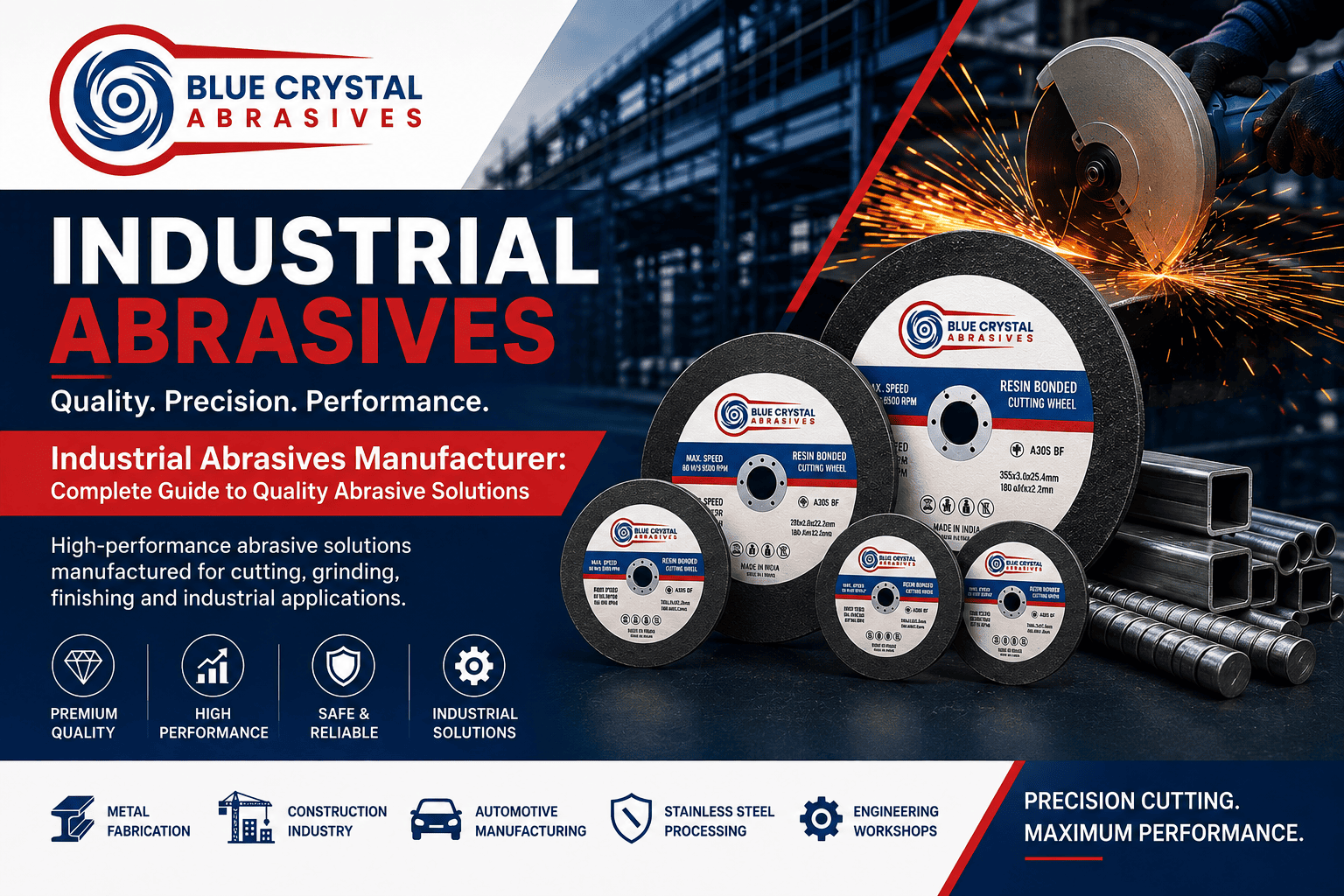 Industrial Abrasives Manufacturer: Complete Guide to Quality Abrasive Solutions