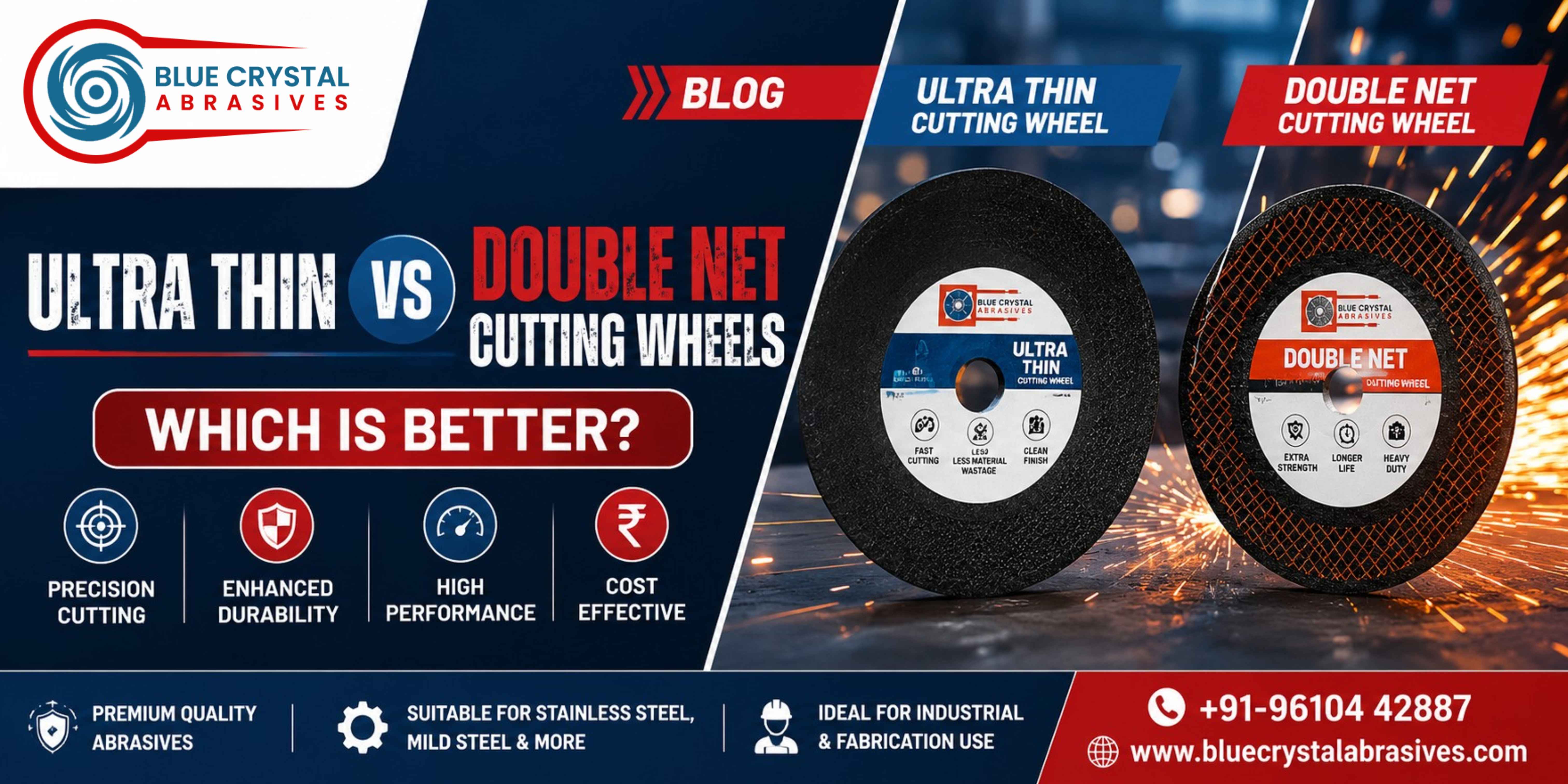 Ultra Thin vs Double Net Cutting Wheels: Which Is Better?